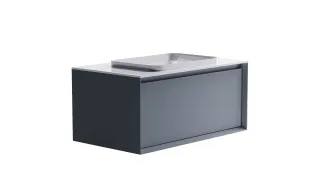 Тумба с раковиной Astra-Form Фрейм 4631177713934 100 см голубой матовый